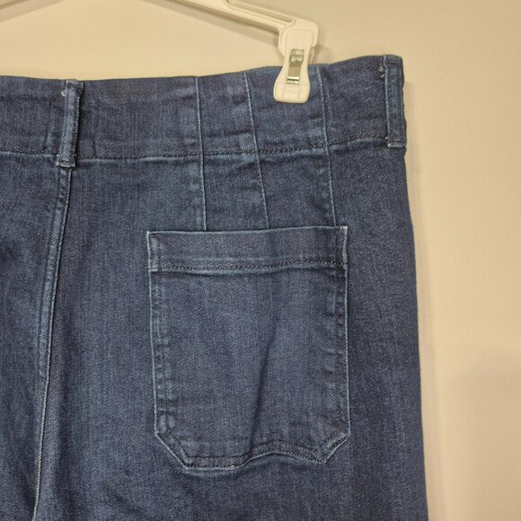 Maeve The Colette Crop High-Rise Wide-Leg Jeans Size 33 - Picture 9 of 11